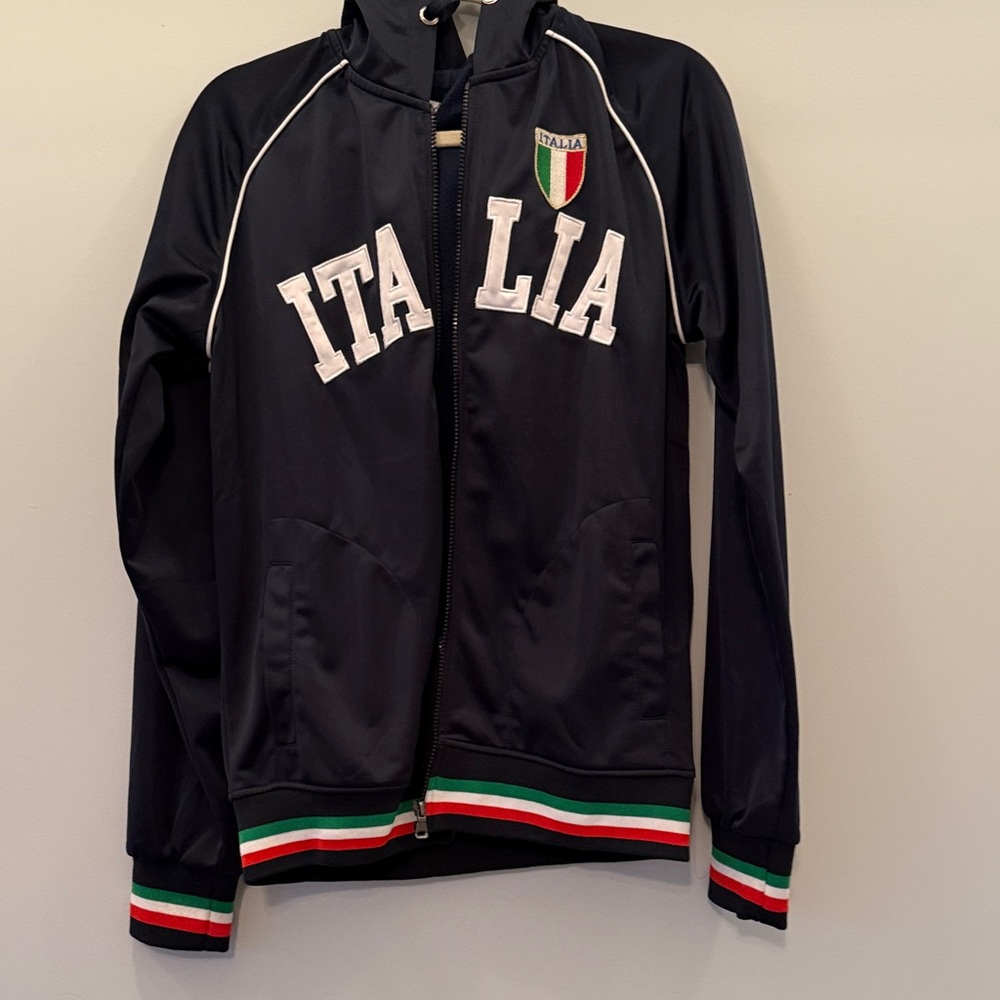 Italia Black Track Jacket